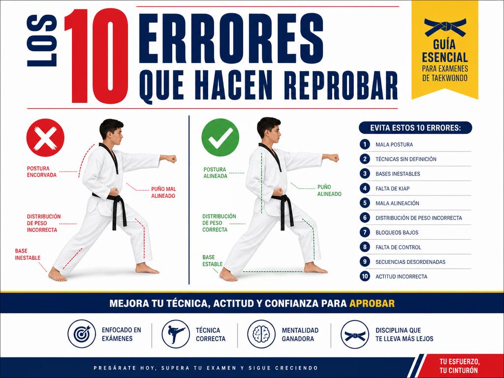 Portada del bono 3: Los 10 Errores que hacen Reprobar